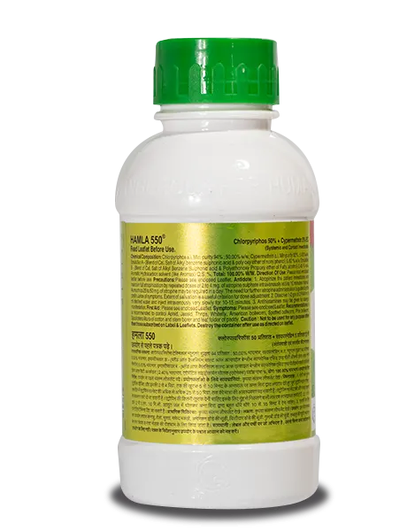 HAMLA 550 (Chlorpyrifos 50% + Cypermethrin 5% EC) 3