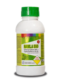 HAMLA 550 (Chlorpyrifos 50% + Cypermethrin 5% EC)